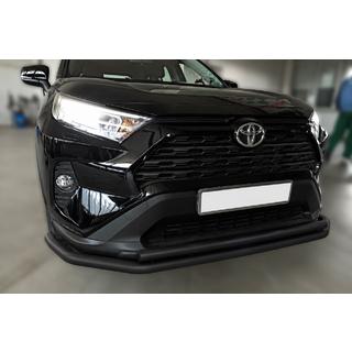 Front protection bar F3-10 Black (stainless steel) photo 1