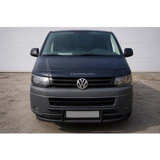 Front bull bar F3-42 Black (stainless steel) photo 1