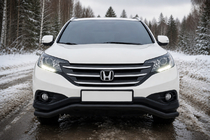Honda CRV 2012-2016 Front bull bar ST007 Black (stainless steel) photo 1
