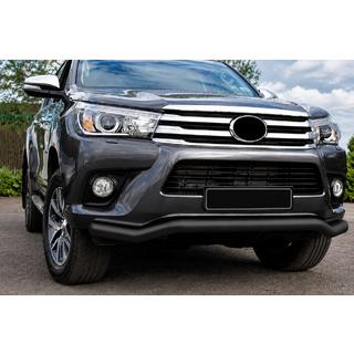 Front bull bar ST007 Black (stainless steel) Toyota Hilux 2015-