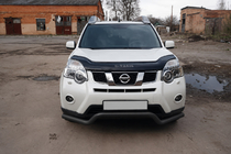 Nissan X-trail T31 2007-2014 Front bull bar ST007 Black (stainless steel) photo 2
