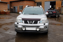 Nissan X-trail T30 2002-2007 Front bull bar ST007 Black (stainless steel) photo 3