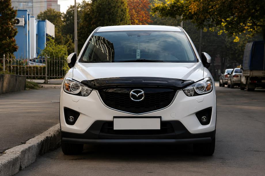 Mazda CX-5 2012-2017 Front Bumper Guard ST008 Black (Stainless Steel) Image