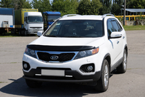 Kia Sorento II XM 2009-2014 Front Bull Bar ST008 Black (2010-2013, stainless steel) photo 2