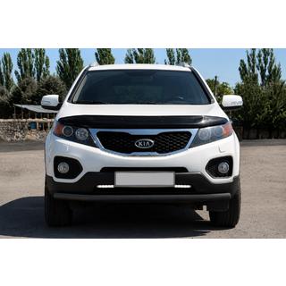 Front Bull Bar ST008 Black (2010-2013, stainless steel) photo 1