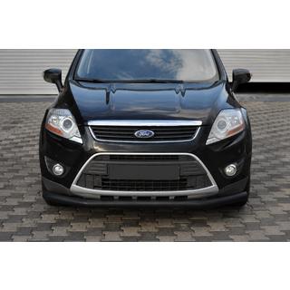 Front protection bar ST008 Black (stainless steel) photo 1