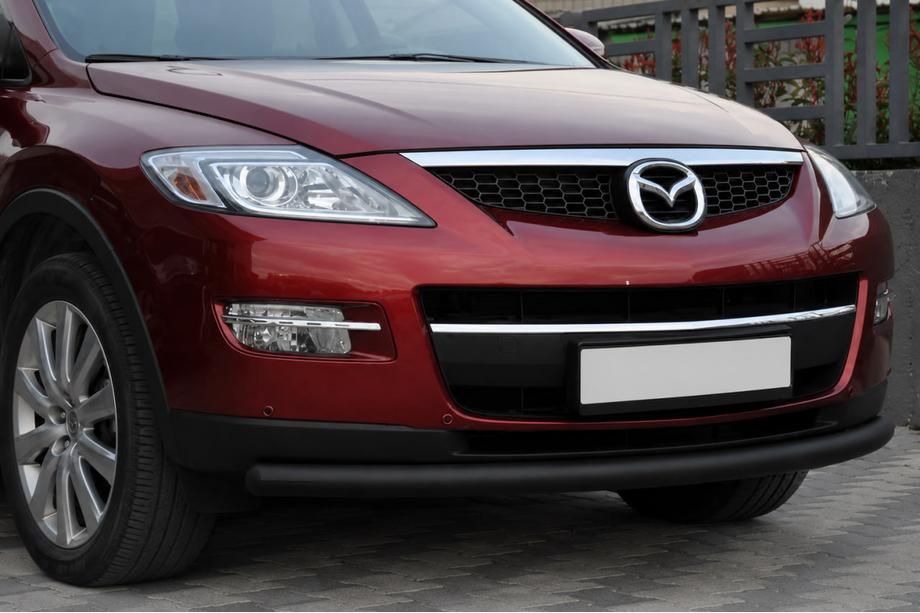 Mazda CX-7 2006-2012 Front protection bar ST008 Black (stainless steel) Image