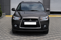 Mitsubishi ASX 2010-2023 Front protection bar ST008 Black (stainless steel) photo 3