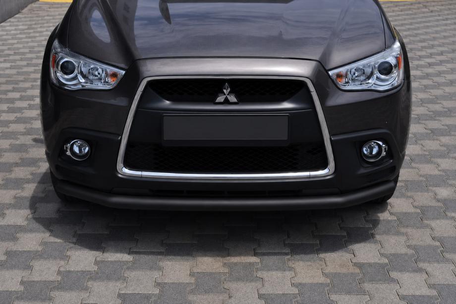 Mitsubishi ASX 2010-2023 Front protection bar ST008 Black (stainless steel) Image