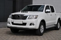 Toyota Hilux 2006-2015 Front protection bar ST008 Black (stainless steel) photo 2