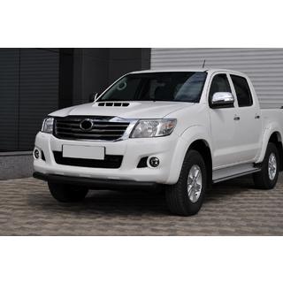 Front protection bar ST008 Black (stainless steel) Toyota Hilux 2006-2015 photo 2