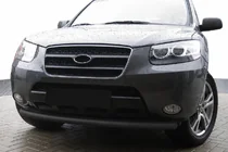 Hyundai Santa Fe 2 2006-2012 Front protection bar ST008 Black (stainless steel) photo 1
