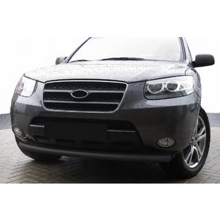 Front protection bar ST008 Black (stainless steel) Hyundai Santa Fe 2 2006-2012