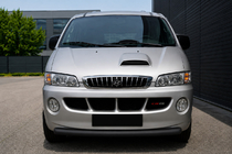 Hyundai H200, H1, Starex 1998-2007 Front protection bar ST008 Black (stainless steel) photo 1