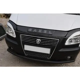 Front protection bar ST008 Black (stainless steel) photo 1