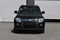 Mitsubishi Pajero Wagon IV 2006-2021 Front protection bar ST008 Black (stainless steel) photo 1