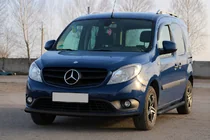 Mercedes Citan 2013-2021 Front protection bar ST008 Black (stainless steel) photo 2