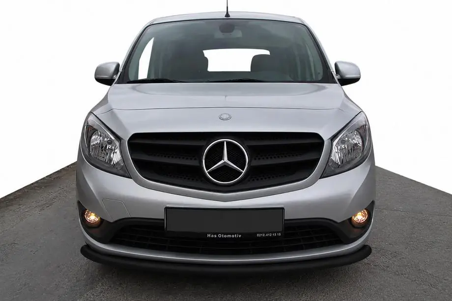 Mercedes Citan 2013-2021 Front protection bar ST008 Black (stainless steel) Image