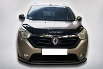 Renault Lodgy 2013-2022 Front Bumper Guard ST008 Black (Stainless Steel) photo 1