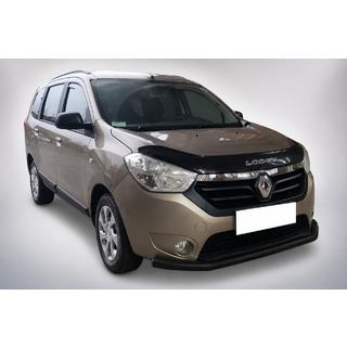Front Bumper Guard ST008 Black (Stainless Steel) Renault Lodgy 2013-2022 photo 2
