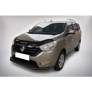 Front Bumper Guard ST008 Black (Stainless Steel) Renault Lodgy 2013-2022 photo 3