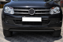 Volkswagen Amarok 2010-2022 Front Bumper Guard ST008 Black (Stainless Steel) photo 3