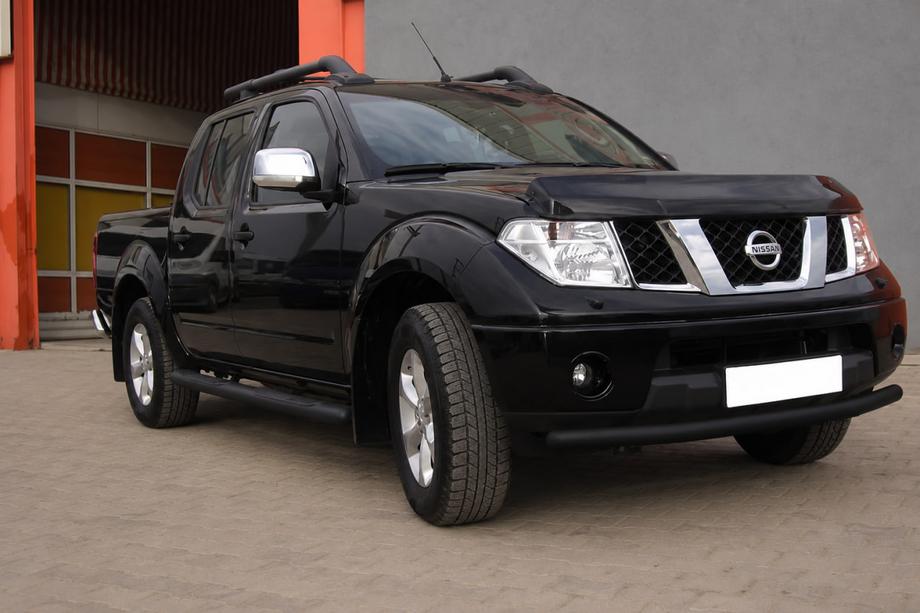Nissan Navara 2006-2015 Front Bumper Guard ST008 Black (Stainless Steel) Photo 2