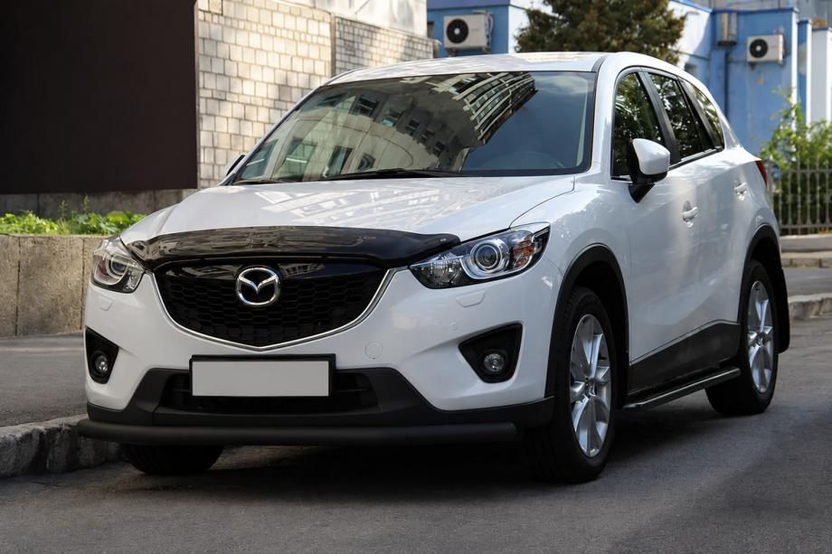 Mazda CX-3 2015- Front Bumper Guard ST008 Black (Stainless Steel) Image