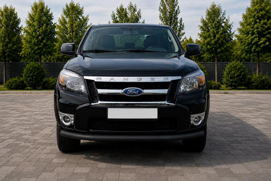 Ford Ranger 2007-2011 Front Bumper Guard ST008 Black (Stainless Steel) Photo 2