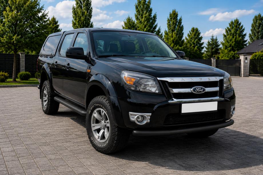 Ford Ranger 2007-2011 Front Bumper Guard ST008 Black (Stainless Steel) Photo 3
