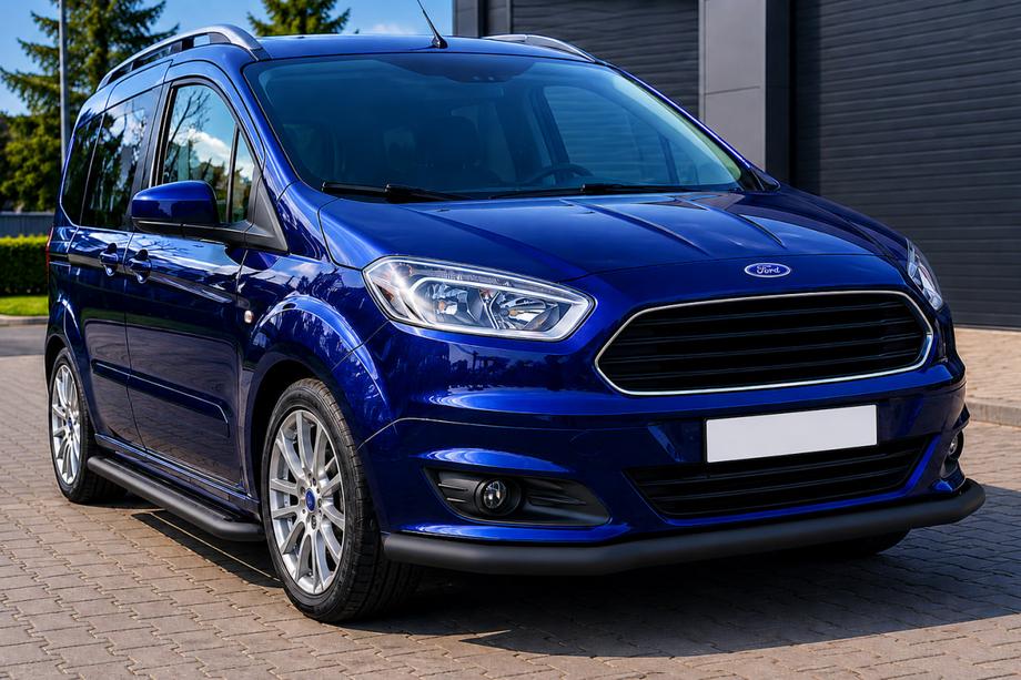 Ford Courier 2014-2023 Front Bumper Guard ST008 Black (Stainless Steel) Image