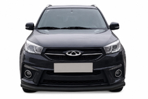 Chery Tiggo 3 2005- Front Bumper Guard ST008 Black (Stainless Steel) photo 1