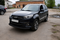 Chery Tiggo 3 2005- Front Bumper Guard ST008 Black (Stainless Steel) photo 2