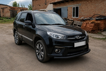 Chery Tiggo 3 2005- Front Bumper Guard ST008 Black (Stainless Steel) photo 3