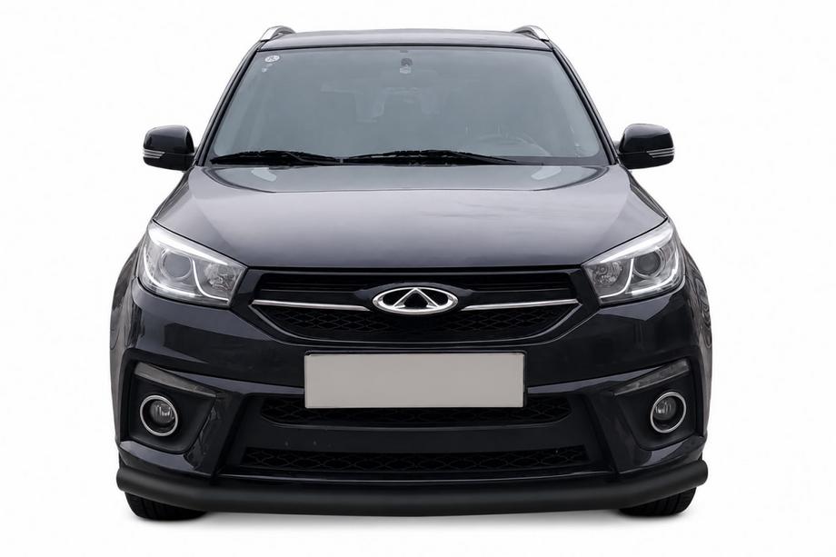 Chery Tiggo 3 2005- Front Bumper Guard ST008 Black (Stainless Steel) Image