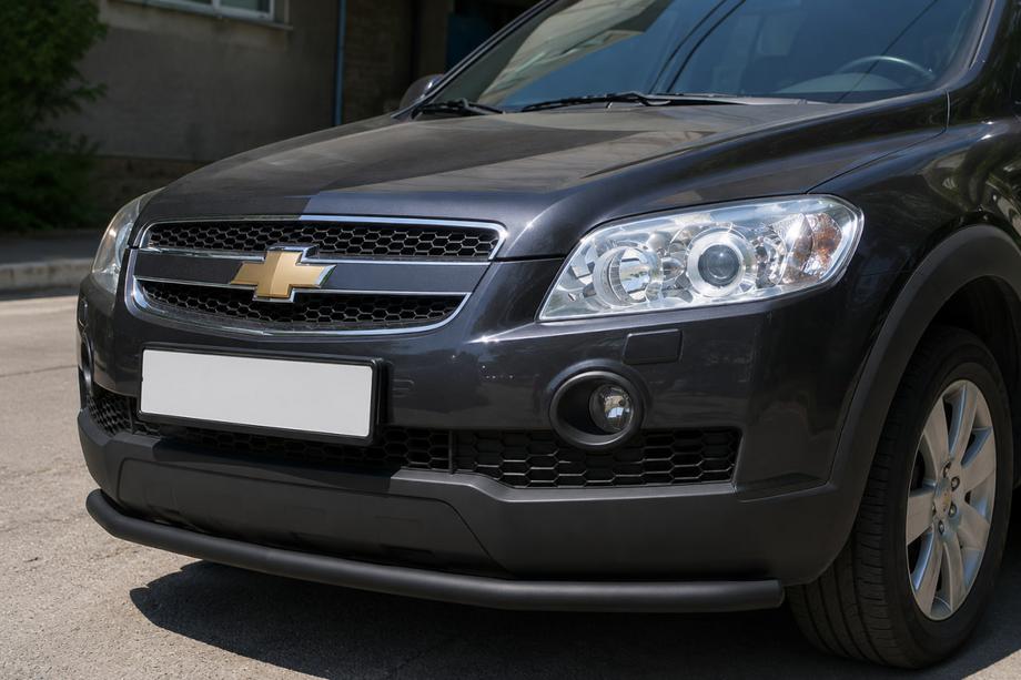 Chevrolet Captiva 2006-2019 Front Bumper Guard ST008 Black (Stainless Steel) Image