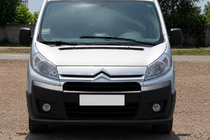 Citroen Jumpy 2007–2017 Front Bumper Guard ST008 Black (Stainless Steel) photo 1