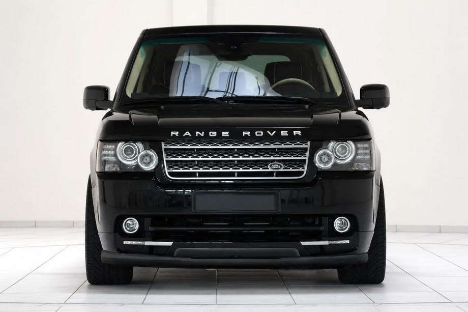 Range Rover III L322 2002-2012 Front Bumper Guard ST008 Black (Stainless Steel) Image