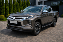 Fiat Fullback 2016- Front Bumper Guard ST008 Black (Stainless Steel) photo 2