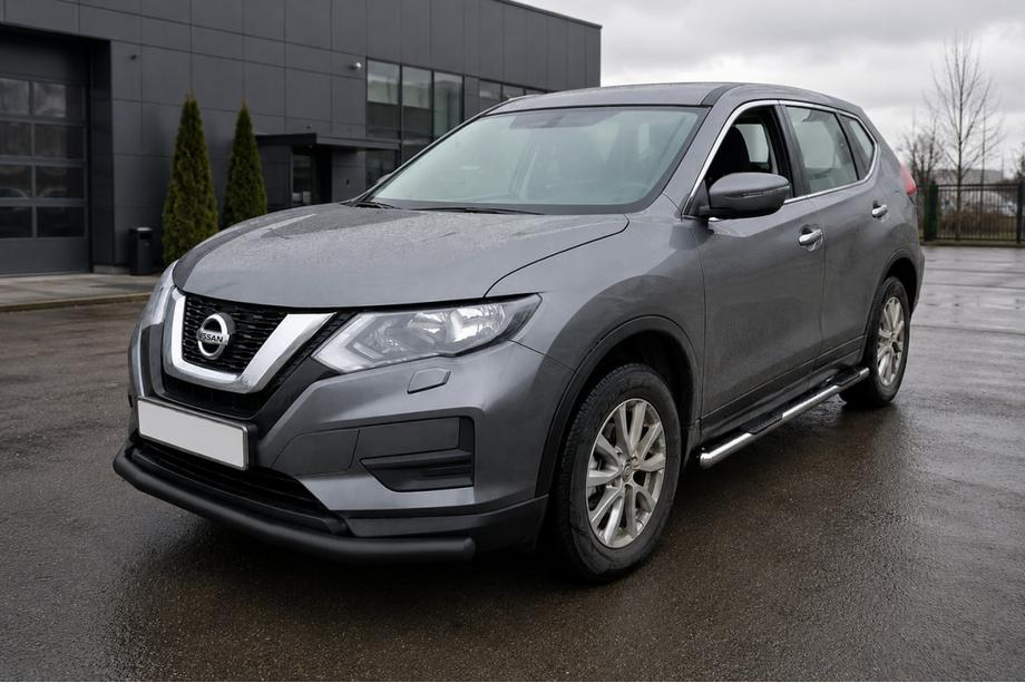 Nissan X-trail T32/Rogue 2014-2021 Front Bumper Guard ST008 Black (Stainless Steel) Image