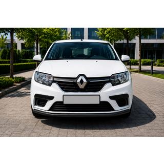 Front Bumper Guard ST008 Black (Stainless Steel) Renault Sandero 2013-2022 photo 2