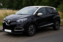 Renault Captur 2013-2019 Front Bumper Guard ST008 Black (Stainless Steel) photo 1