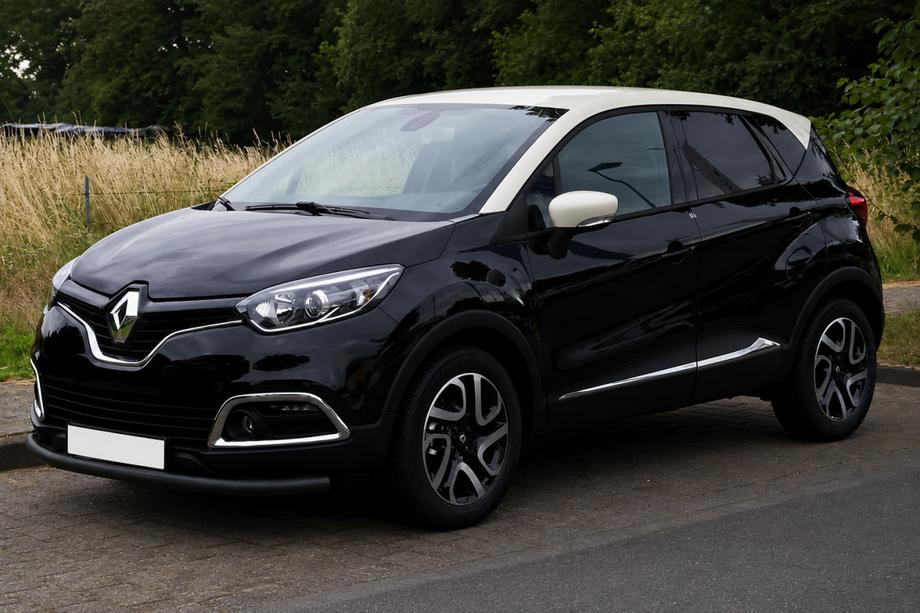 Renault Captur 2013-2019 Front Bumper Guard ST008 Black (Stainless Steel) Image