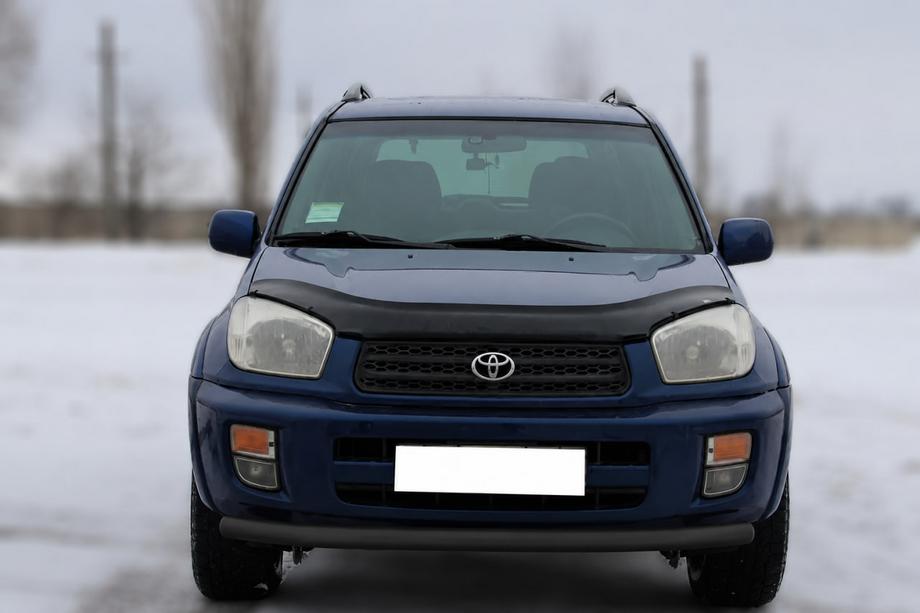 Toyota Rav 4 2001-2005 Front Bumper Guard ST008 Black (Stainless Steel) Photo 1