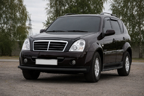 SsangYong Rexton I 2001-2017 Front Bumper Guard ST008 Black (Stainless Steel) photo 1