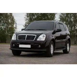 Front Bumper Guard ST008 Black (Stainless Steel) photo 1