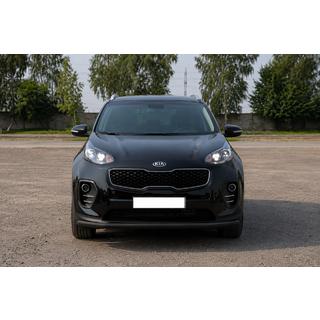 Front Bumper Guard ST008 Black (Stainless Steel) Kia Sportage 2015-2021 photo 3
