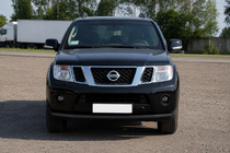 Nissan Pathfinder R51 2005-2014 Front bull bar ST008-1 Black (stainless steel) photo 3