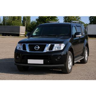 Front bull bar ST008-1 Black (stainless steel) photo 1