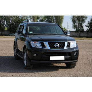 Front bull bar ST008-1 Black (stainless steel) photo 2